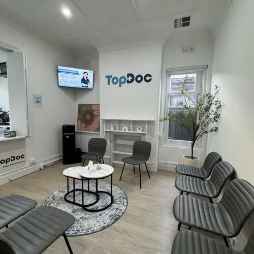 TopDoc Infusion Clinic waiting room